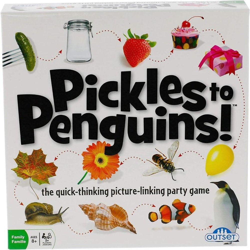 Pickles to Penguins Family Card Game - Quick Thinking, Crazy Picture Connection